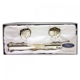  Silver Plated Birth Certificate Holder &1st Tooth / Curl Tins