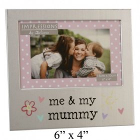 Juliana Aluminium Photo Frame 4" x 6" - Me & My Mummy