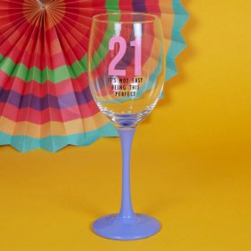 Oh Happy Day! Wine Glass - 21