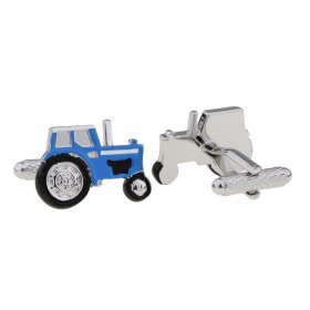 Cufflinks - Tractor Blue