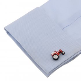 Cufflinks - Tractor Red