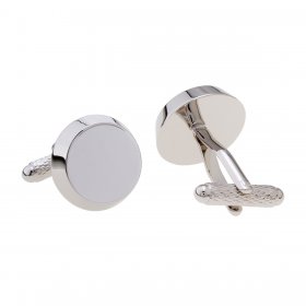 Cufflinks - Round Button Cut