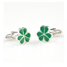 Cufflinks - Shamrock Green